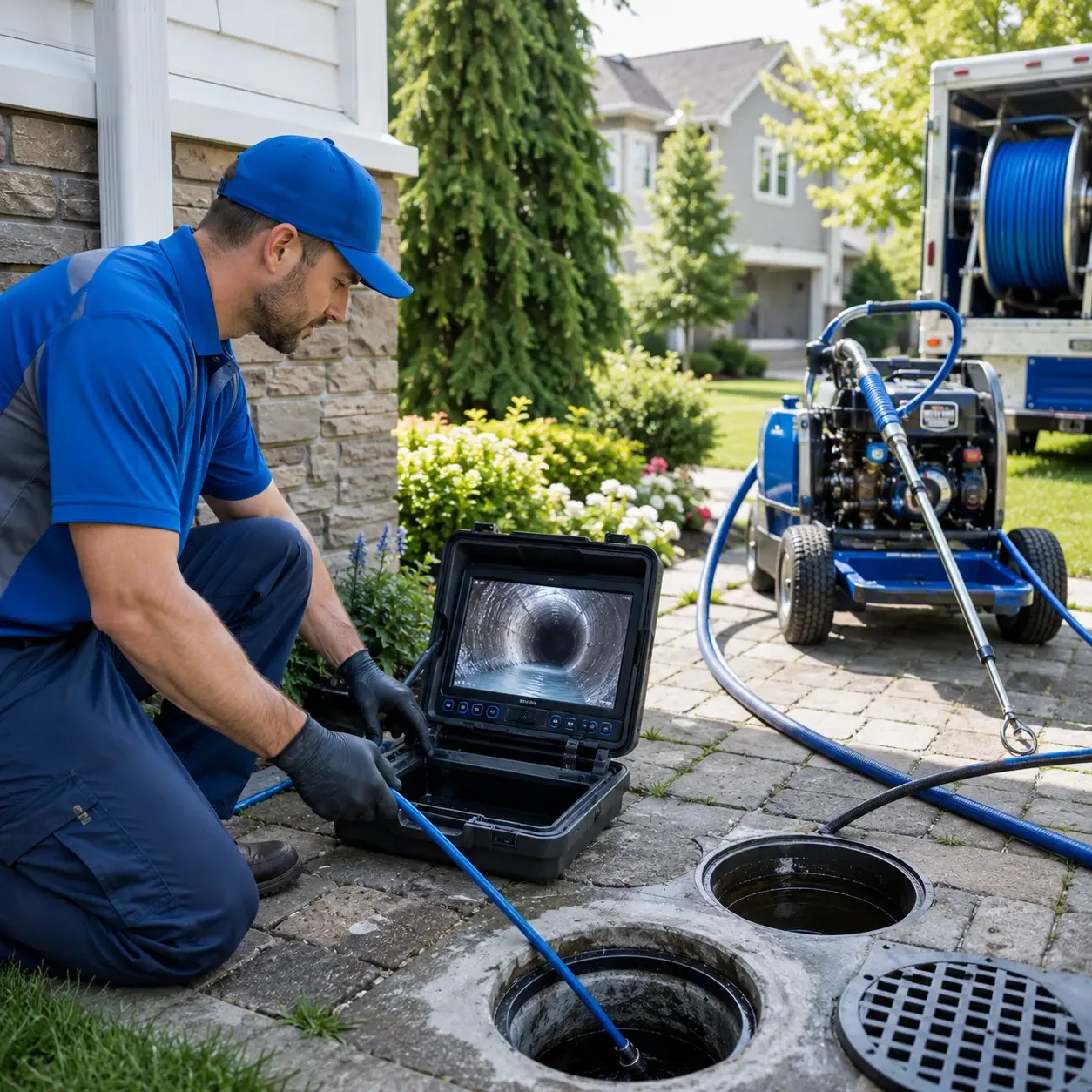 Outdoor drain cleaning professionals serving Belmont, VT